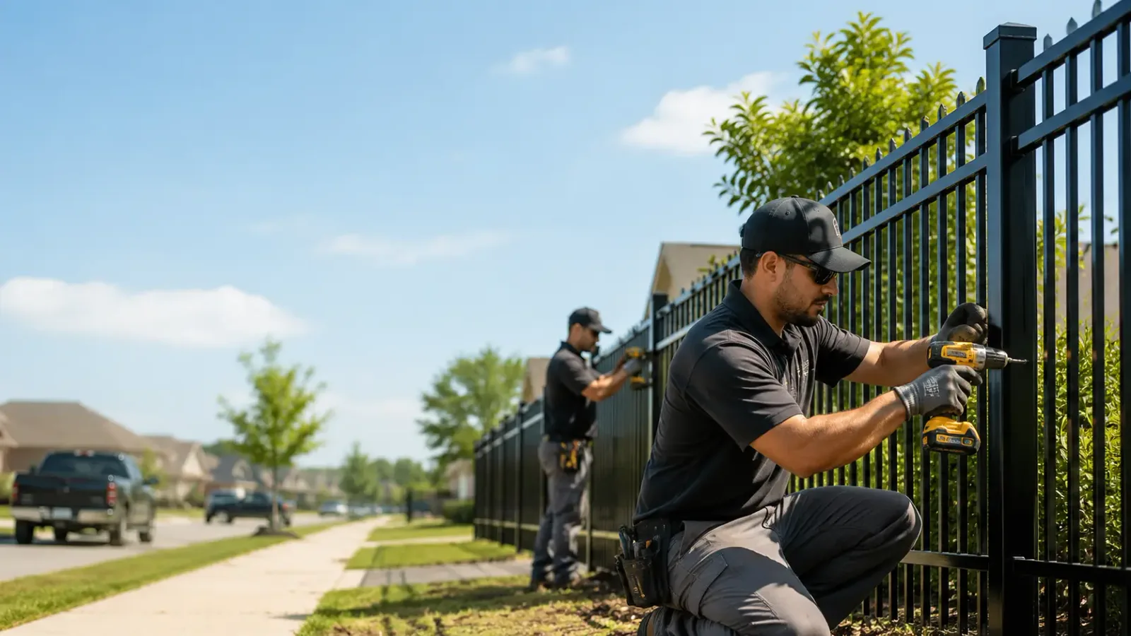 Metal Fence Installation in Woodstock, OH